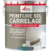 Image de ARCANE INDUSTRIES Peinture carrelage Sol, résine pour recouvrir faïence et Carreaux : Arcapoxy Sol carrelage - 1 kg (jusqu'à 5 m² en 2 Couches) Bleu d'eau - RAL 5021