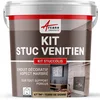 Image de ARCANE INDUSTRIES Kit stuc venitien, Enduit Stucco, spatulable, décoratif, kit, stuccolis - 7 m² Terre De Sienne