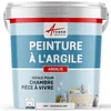 Image de Peinture argile naturelle, decoration chambre, enfant : Argilis - 15 m² (2.5 kg en 1 couche) Persan Blanc - ARCANE INDUSTRIES