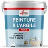 Image de Peinture argile naturelle, decoration chambre, enfant : Argilis - 30 m² (5 kg en 1 couche) Ara Bleu - ARCANE INDUSTRIES