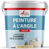Image de Peinture argile naturelle, decoration chambre, enfant : Argilis - 60 m² (2x5 kg en 1 couche) Poussin Jaune Clair - ARCANE INDUSTRIES