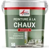 Image de Peinture chaux naturelle : peinture, sans émanation, mineralis - 60 m² (2x5 kg en 1 couche) Coriandre Gris Clair - ARCANE INDUSTRIES