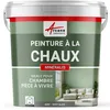 Image de Peinture chaux naturelle : peinture, sans émanation, mineralis - 60 m² (2x5 kg en 1 couche) Olive Vert - ARCANE INDUSTRIES