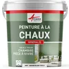 Image de Peinture chaux naturelle : peinture, sans émanation, mineralis - 60 m² (2x5 kg en 1 couche) Wasabi Blanc Vieilli - ARCANE INDUSTRIES