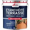 Image de ARCANE INDUSTRIES Peinture résine d'étanchiété terrasse Exterieur - Peinture étanche circulable pour Sol extérieur : ARCATERRASSE - 10 L Gris
