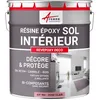 Image de ARCANE INDUSTRIES Peinture Sol, résine epoxy, Peinture pour Sol,Salon, Cuisine, Salle de Bains - Effet Miroir : Revepoxy Deco - 1 kg (jusqu'à 5 m² en 2 Couches) Rose Clair - RAL 3015