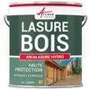 Image de ARCANE INDUSTRIES Lasure Bois Extérieur et Intérieur - Protection Bois Longue Durée Hydrofuge Anti-UV - Idéale Terrasse, Bardage, Chalet et Mobilier Bois - 5 L Frêne