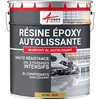 Image de ARCANE INDUSTRIES Résine epoxy, autolissante, Peinture pour Sol : déco, intérieure, Atelier, Effet Miroir - 5 kg Beige - RAL 1001