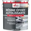 Image de ARCANE INDUSTRIES Résine epoxy, autolissante, Peinture pour Sol : déco, intérieure, Atelier, Effet Miroir - 5 kg Gris Basalte - RAL 7012