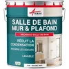Image de ARCANE INDUSTRIES Peinture salle de bain, mur et plafond | Peinture anti condensation et humidité | 29 couleurs disponibles - 2.5 L Blanc