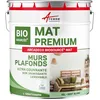 Image de ARCANE INDUSTRIES Peinture Mat Mur et Plafond, biosourcée - Peinture Chambre, Salon, pièces à Vivre - 10 L (+ ou - 120m² par Couche) Vert Blanc - RAL 6019