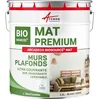 Image de ARCANE INDUSTRIES Peinture Mat Mur et Plafond, biosourcée - Peinture Chambre, Salon, pièces à Vivre - 2.5 L (+ ou - 30m² par Couche) Blanc Crème - RAL 9001