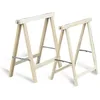Image de MERCIER - Tréteau pliant bois 75x75cm - MERCIER - 415