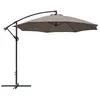 Image de Parasol rond déporté inclinable avec pied en croix
