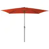 Image de Parasol droit - 300 x 200 cm - Aluminium - Toile paprika