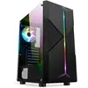 Image de SPIRIT OF GAMER - Clone III | Boitier PC Gamer RGB Noir | Compatible ATX/mATX/ITX | Moyen Tour Gaming Vide avec Paroi Latérale en Verre Trempé | 2 Ventilateurs PC 120 mm Dont 1 ARGB Inclus