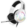 Image de Spirit Of Gamer, Pack Casque + Support RGB, Casque Gaming Blanc Filaire RGB avec Micro, Compatible PS5, PS4, Xbox, Switch & PC, Porte Casque Gaming Multifonction 11 Effets Lumineux