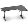 Image de Spirit Of Gamer HEADQUARTER 600, Bureau d'Angle Gaming 160 cm, Grand Bureau Gamer avec Porte Gobelet, Crochet pour Casque et Support pour Câble, Table avec Rétroéclairage LED, Créez votre Setup Gaming