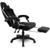 Image de Spirit Of Gamer - Raven, Chaise Gaming Ergonomique en Tissu Technique, 2 Coussins Inclus, Dossier inclinable de 90° à 135°, Assise du Siège Réglable en Hauteur, Repose-Pieds, Ressorts Ensachés
