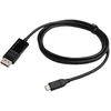 Image de Câble DisplayPort vers USB Type C Erard 1 m Noir