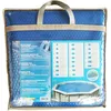 Image de Bâche à bulles pour piscine bois - UBBINK - Rectangulaire 350x650 - Bleue - 400 microns