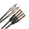 Image de Yellow Cable K09 2 XLR M. / 2 RCA - 3M