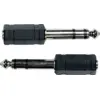Image de AD04 Adaptateur Jack Male Stéréo Jack Fem. 3.5 MM - Lot de 2