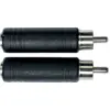 Image de Adaptateur RCA M/jack Fem.em. 6.35 - Lot de 2