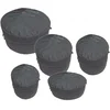 Image de TOBAGO Housse Batterie, Kit Standard 12/13/16/22" et 14"x5,5", Nylon, Noir