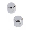 Image de Yellow Parts EZ1223C - Bouton Dome Metal Chrome X2