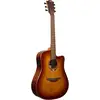 Image de LAG Guitars Tramontane 118 T118DCE-BRS Brown Shadow guitare électro-acoustique folk