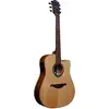 Image de LAG Guitars Tramontane HyVibe 10 THV10DCE-LB Satin guitare électro-acoustique folk avec multi-effets et Bluetooth