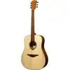 Image de LAG Guitars Tramontane 70 TL70D-NAT Dreadnought guitare acoustique folk pour gaucher