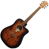 Image de LAG T70DCE Black And Brown Dreadnought Electro