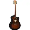Image de LAG Guitars Tramontane 70 T70ACE Black & Brown guitare électro-acoustique folk