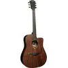 Image de LAG Guitars Sauvage SAUVAGE-DCE Dreadnought guitare électro-acoustique folk avec housse