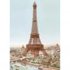 Image de Puzzle Michèle Wilson Puzzle en Bois Découpé à la Main - La Tour Eiffel, Louis Tauzin