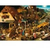Image de Puzzle Michèle Wilson Puzzle en Bois Découpé à la Main - Proverbes Flamands