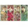 Image de Puzzle Michèle Wilson Puzzle en Bois Découpé à la Main - Les Pierres Précieuses - Mucha