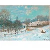 Image de Puzzle Michèle Wilson Puzzle en Bois Découpé à la Main - Rue De Louveciennes Enneigée, Alfred Sisley