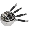 Image de Gam'Hotel - 4 Casseroles induction argentées - D.14/16/18/20 cm OS