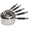 Image de 5 casseroles inox induction