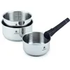 Image de Set de 3 casseroles inox amovible 16/18/20cm - "Réactif"