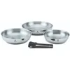 Image de Laguiole Cuisson Set de 3 poêles inox amovible 20/24/28cm - Réactif
