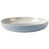 Image de Lot de 6 assiettes creuses bleu - "Iris"