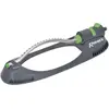 Image de Ribiland 00451 - Arroseur Oscillant Réglable - Bras Métal à 17 Jets - 50 x 18 cm - Gris/Vert
