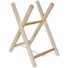 Image de Chevalet porte buche RIBIMEX en bois 2 branches