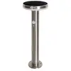 Image de Ribimex PRLUMSOL3/P50 Lampion Solaire avec capteur, Argent