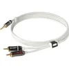 Image de Real Cable IPLUG-J35M2M/1M50 Câble Jack/2 RCA Stéréo M/M