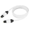 Image de Real Cable OPT-1/0M75 Câble Optique/Numérique Double Blindage 1 m Blanc